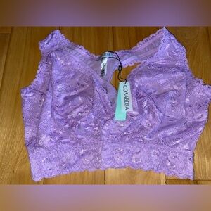 NWT Cosabella NSN Ultra Curvy Racie Racerback Icy Violet Bralette